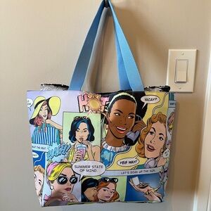 Estée Lauder Limited Edition Caricature Comic Strip Ladies Women Tote Bag